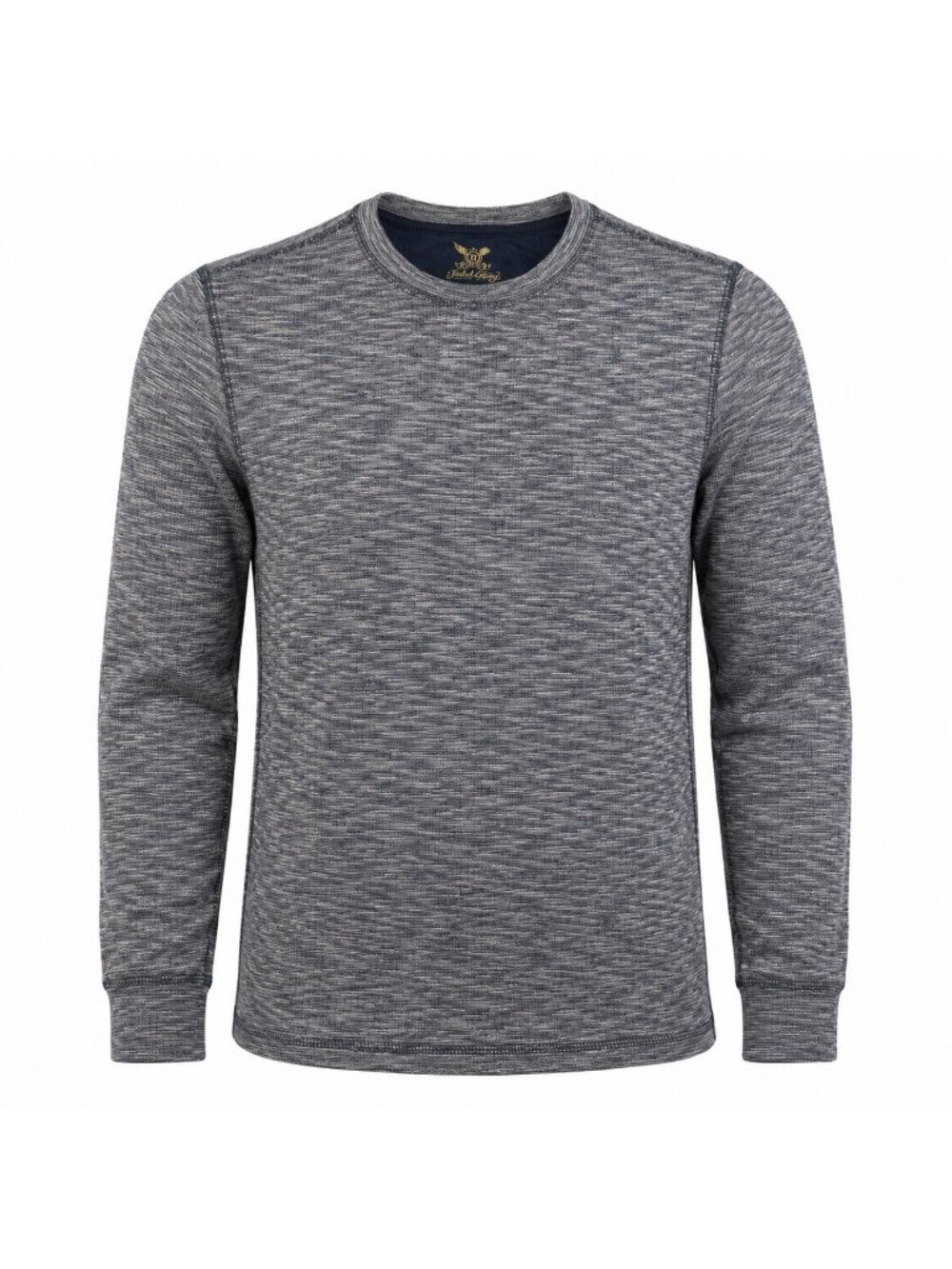 Faded Glory Men’s Thermal Shirt S 34-36 Gray Marled Long Sleeve Crew Neck
